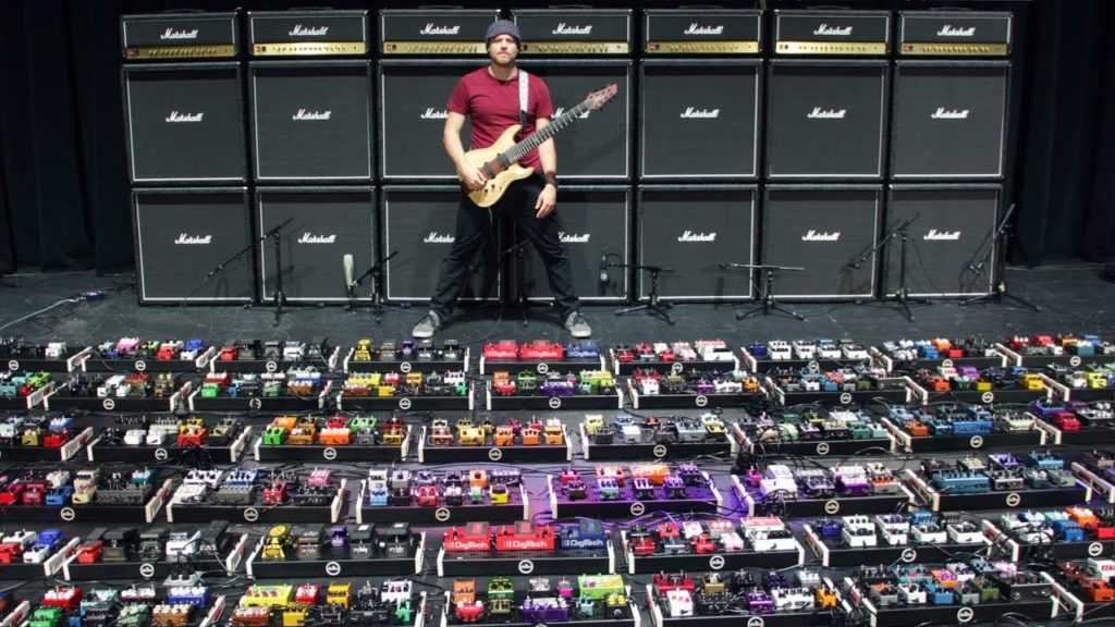 Rob Scallon World's Largest Pedalboard
