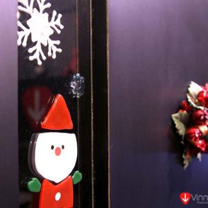 christmas stick on decoration