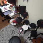 alfe kim electronic drum setup