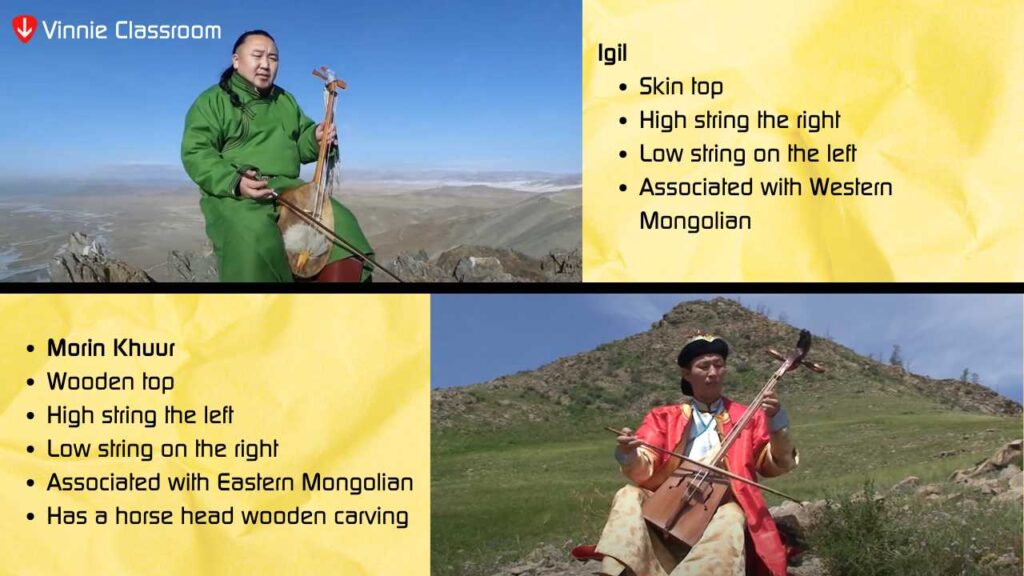 Igil versus Morin Khuur