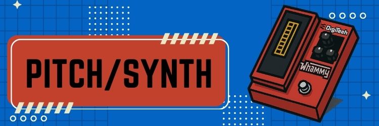 Pitch & Synth header image (pixel pedal)