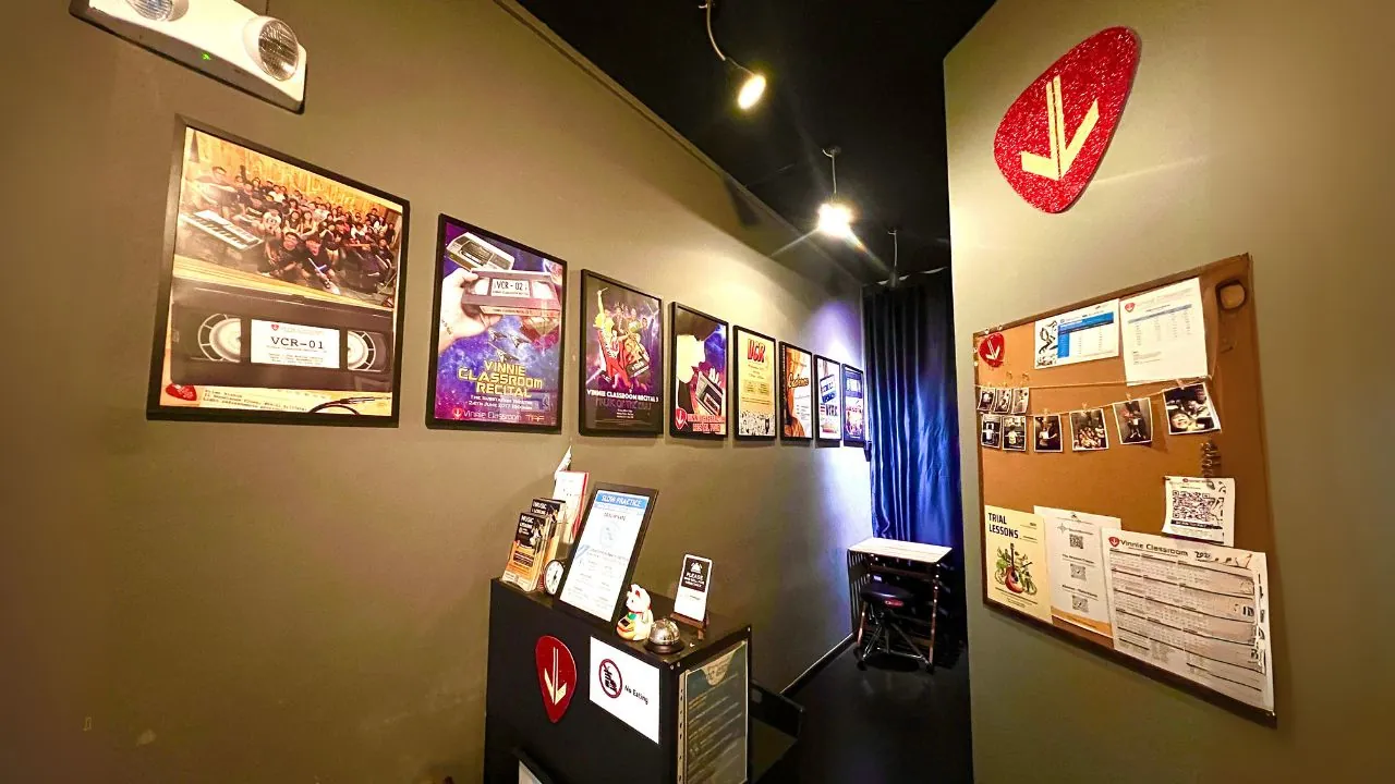 vinnie classroom music school recital alley