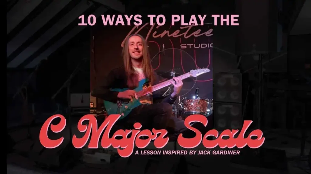 10 ways to play the c major scale on guitar