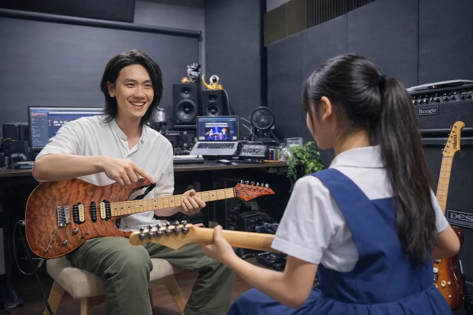 You should be a music teacher in Singapore