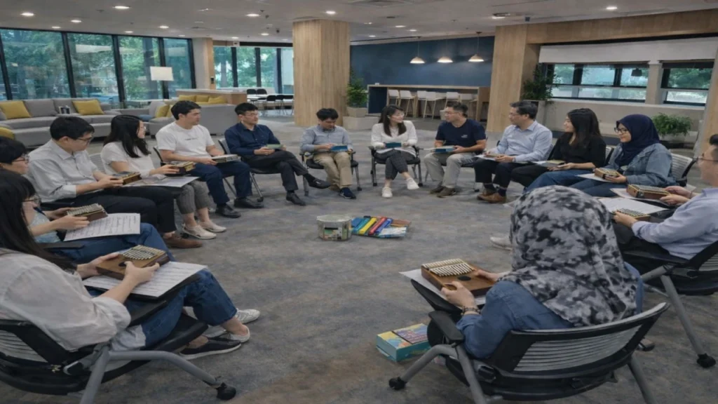 corporate team event workshop in Singapore